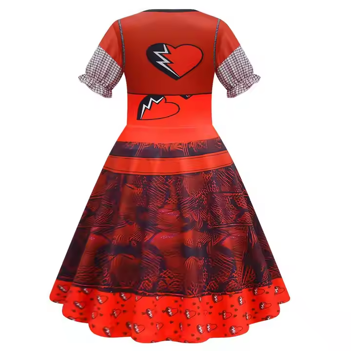 Halloween cosplay descendant 4 costume dresses for stage performances4